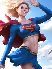 Supergirl by Stanley Artgerm Lau Superman