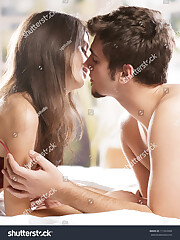 Teenage couple making love
