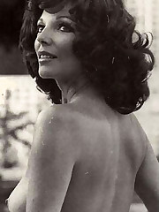 Joan Collins uncovering her uber-cute